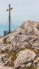 Fototapeta premium Smartphone HD wallpaper of beautiful alpine view on the Hochfelln - Bergen - Bavaria - Germany