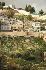 Obraz premium Arab neighborhoods of eastern Jerusalem