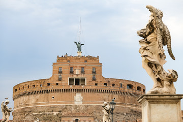 Mausoleum of Hadrian - Castel Sant Angelo in Rome, Italy