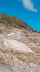 Fototapeta na wymiar Smartphone HD wallpaper of alpine view at Kitzsteinhorn - Salzburg - Austria