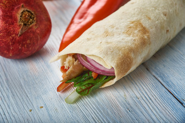 Afghani Chicken Shawarma