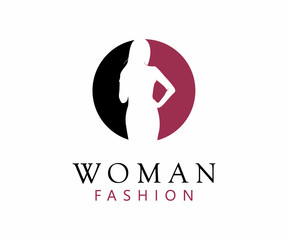 Elegant of Woman Salon logo design concept