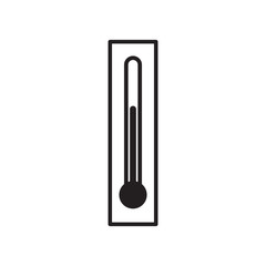 thermometer line icon vector design graphic illustration