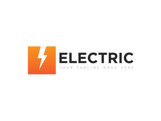 electric logo and icon vector illustration design template