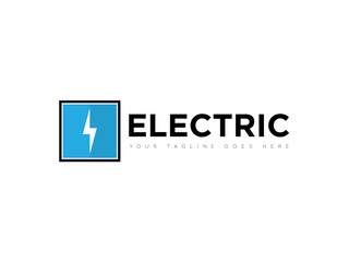 electric logo and icon vector illustration design template