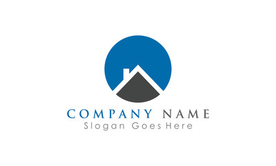 circle home vector logo