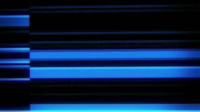 Blue Digital Neon Lines VJ Loop Motion Background