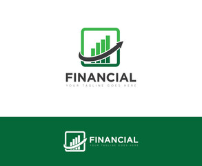 Finance logo and icon vector design template
