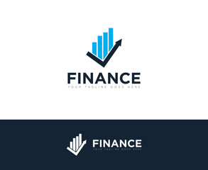 Finance logo and icon vector design template