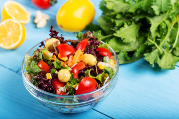 fresh vegetable salad