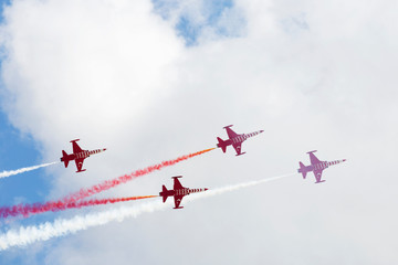 Türk yıldızları F16 gösterisi