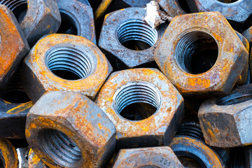 Rusted nuts