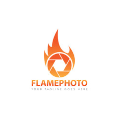 camera photography logo and icon vector design template