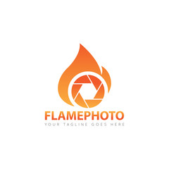 camera photography logo and icon vector design template