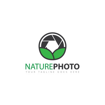 camera photography logo and icon vector design template