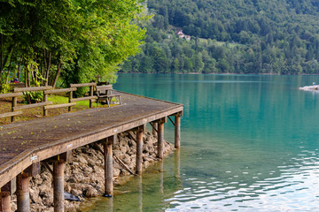 Barcis, Pordenone, Italy a picturesque place by the lake.