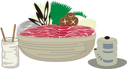 鍋料理すき焼き