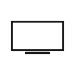 Modern TV vector icon
