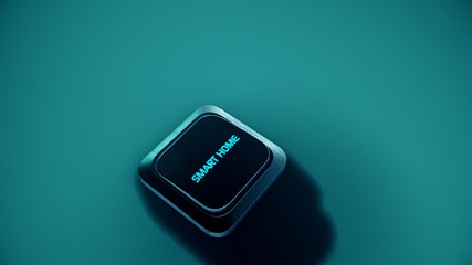 Smart Home Button konzeptionell (IOT)