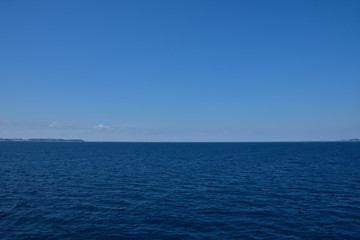 Fototapeta premium 東京湾フェリーからの眺め 浦賀水道