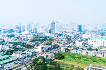 Naklejka na ściany i meble Bangkok City skyline, Thailand
