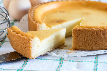 Tasty cheesecake home made