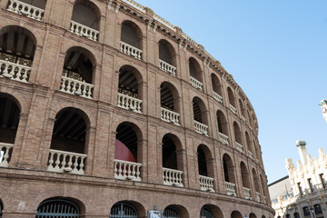 Naklejka premium Lovely Typical buildings in Valencia