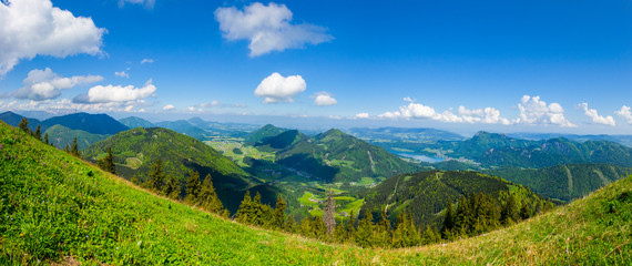 Fototapeta na wymiar Panorama: Salzburger Land im Sommer