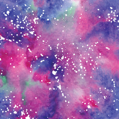 Art of watercolor stains of paint on watercolor paper. Grunge abstract background