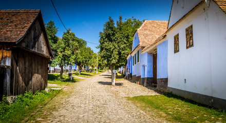 Street in the village of Viscri