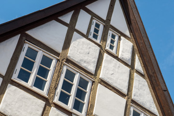 Giebel eines Fachwerkhauses