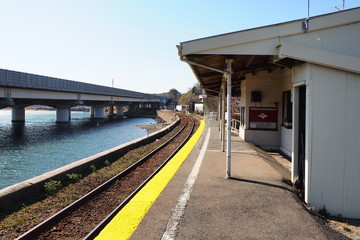 Obraz premium 田舎の駅