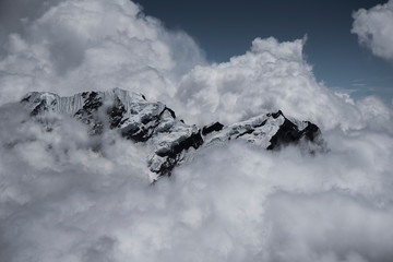 Fototapeta na wymiar Trekking expedition mountaineering Nepal Everest Tibet