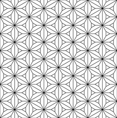 Beautiful pattern japanese shoji kumiko, great design for any purposes. Japanese pattern background vector. Japanese traditional wall, shoji.Fine lines.