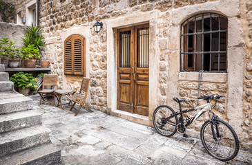 Fototapeta na wymiar Dubrovnik old town scenic in Croatia