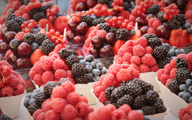 Beautiful Berries in fruits fair