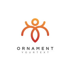 ornament logo design