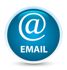 Obraz premium Email (address icon) special prime blue round button