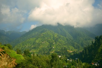 view of mountains