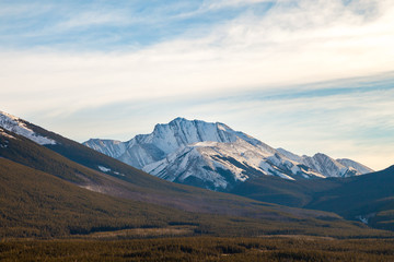 Fisher Peak, a mountain in Kananaskis in the Canadian Rocky Mountains, Alberta, Canada