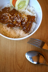 Traditional food from Bandung, Indonesia.