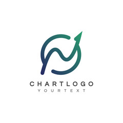 Fototapeta premium chart logo design