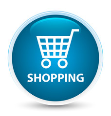 Shopping special prime blue round button
