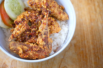 Traditional food from Bandung, Indonesia.