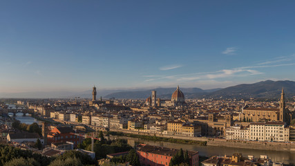 Fototapeta na wymiar Florence panoramic view
