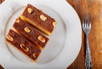 urkish Dessert Sambali , Sambaba or Damascus