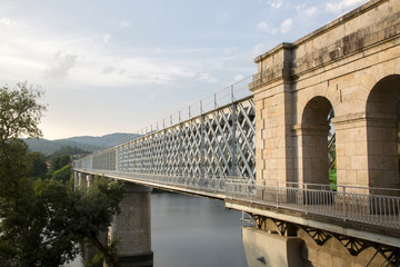 International Bridge in Tuy and Valencia; Spain