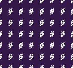 Seamless pattern with grapes - Vector