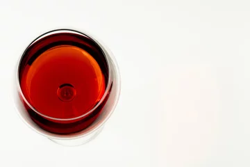 Papier Peint photo autocollant Vin Red wine in glass