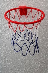 Toy basketball basket